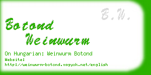 botond weinwurm business card